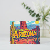 Carte postale d'Arizona (Debout devant)
