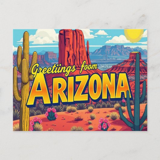 Carte postale d'Arizona (Devant)