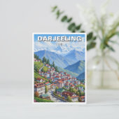Carte Postale Darjeeling Inde (Debout devant)