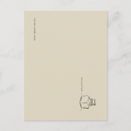 Carte Postale Dark Academia – ink pot Art | Introvert Gift Book  (Devant)