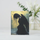 Carte Postale Dark Angel in Rain Fantasy (Debout devant)