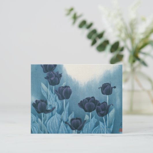 Carte Postale Dark Flowers (Debout devant)