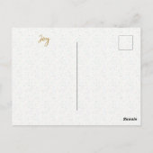 Carte Postale Dark Grey Joy Feuilles de vacances Texas Shape (Dos)