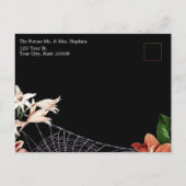 Carte Postale Dark Moody Fiançailles Photo personnalisée (Dos)