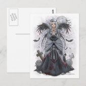 Carte postale Dark Priestess Angel (Devant / Derrière)