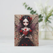 Carte Postale Dark Valentine Vampire Fairy (Debout devant)