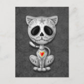 Carte Postale Dark Zombie Sugar Kitten (Devant)