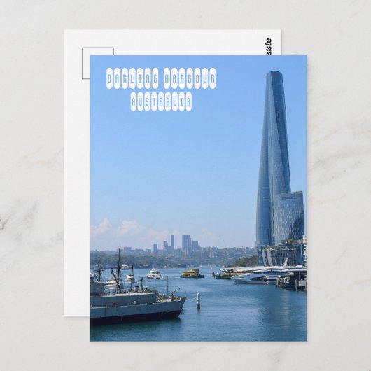 Carte Postale Darling Harbour (Devant / Derrière)