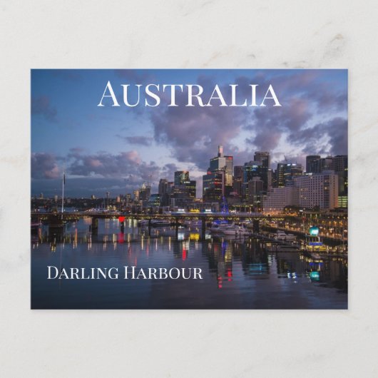 Carte Postale Darling Harbour Australie (Devant)