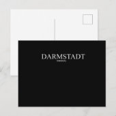 Carte Postale Darmstadt - Style Classique (Devant / Derrière)