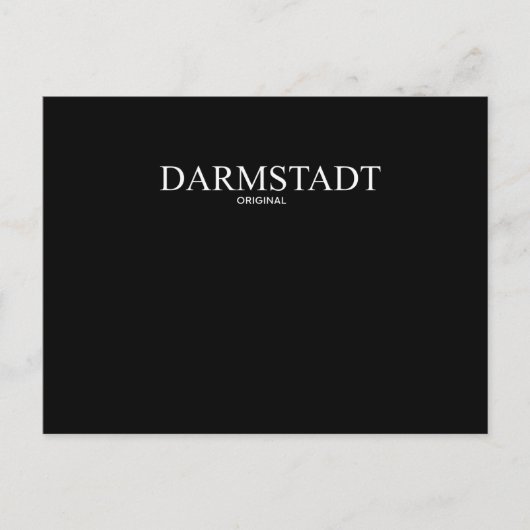 Carte Postale Darmstadt - Style Classique (Devant)