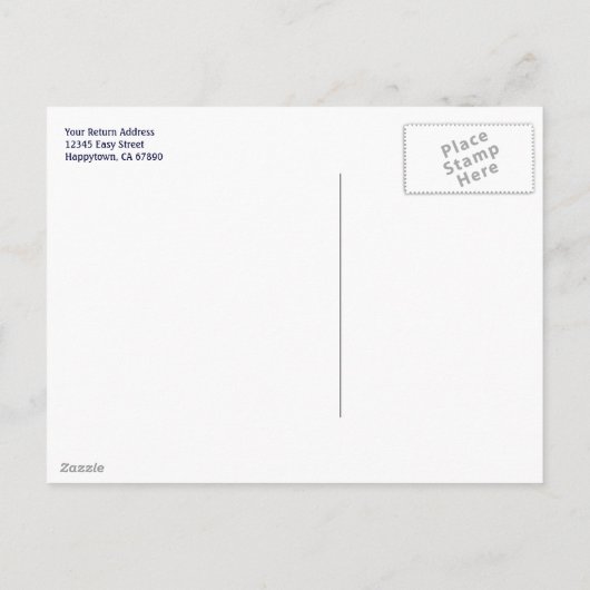 Carte postale d'art à l'étiquette panoramique vint (Dos)