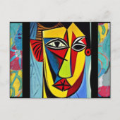 Carte postale d'art abstrait (Devant)