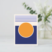 Carte postale d'art abstrait Sunshine (Debout devant)