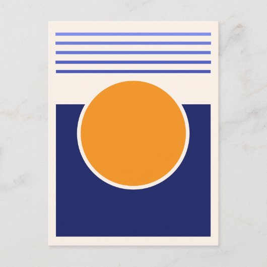 Carte postale d'art abstrait Sunshine (Devant)