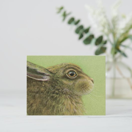 Carte postale d'art animal lapin (Debout devant)