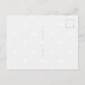 Carte postale d'art Art Déco aux fleurs de pêche d (Dos)