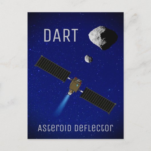Carte Postale DART Astéroïde Déflecteur Spacecraft (Devant)