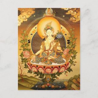 Carte postale d'art bouddhiste tibétain
