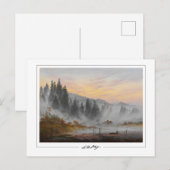 Carte postale d'art Caspar David Friedrich #16 (Devant / Derrière)