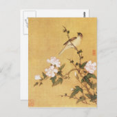 carte postale d'art chinois (Devant / Derrière)