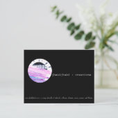 Carte postale d'art, coucher de soleil n'importe o (Debout devant)