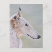 Carte postale d'art de chien "Borzoi" (Devant)
