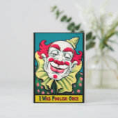 Carte postale d'art de clown vintage (Debout devant)