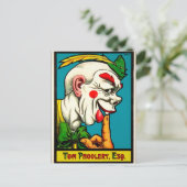 Carte postale d'art de clown vintage (Debout devant)