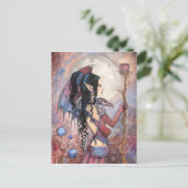 Carte postale d'art de fille dragon de fantasy got (Debout devant)