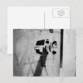 carte postale d'art de la caméra de vitesse (Devant / Derrière)