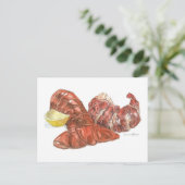 Carte postale d'art de queue de homard (Debout devant)