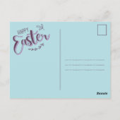 Carte postale d'art d'œuf de Pâques (Dos)