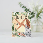 Carte postale d'art fantastique païen de la Chande (Debout devant)