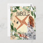 Carte postale d'art fantastique païen de la Chande (Devant / Derrière)