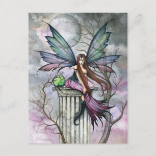 Carte postale d'art féerique de fantasy gothique