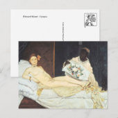 Carte postale d'art fin (Devant / Derrière)