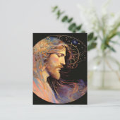 Carte postale d'art générée par Jésus AI (Debout devant)