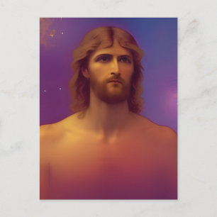 Carte postale d'art générée par Jésus AI
