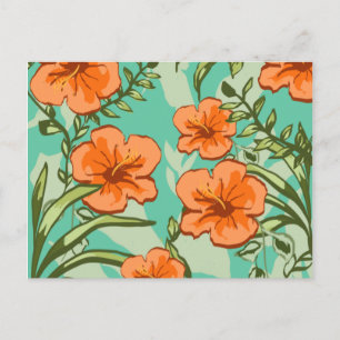 CARTE POSTALE D'ART HAWAIIEN