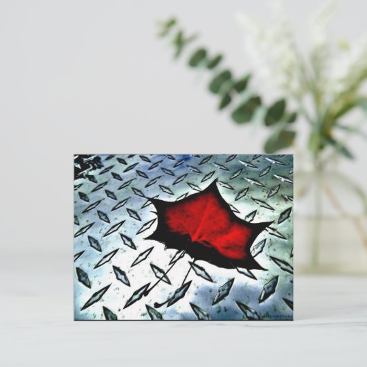 Carte postale d'art JTG "Érable rouge" (Debout devant)