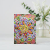 Carte postale d'art mandala (Debout devant)