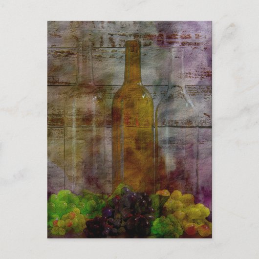 Carte postale d'art numérique Essence de la vigne (Devant)