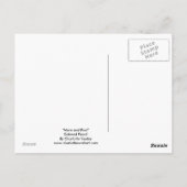 Carte postale d'art original Mare & Foal (Dos)