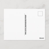 CARTE POSTALE D'ART PANTHER NOIR (Dos)