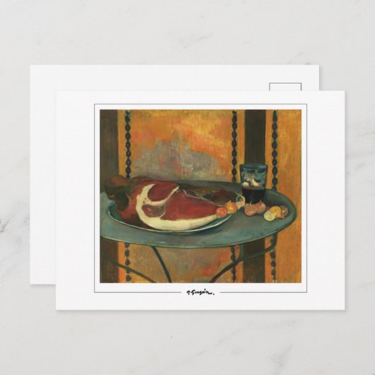 Carte postale d'art Paul Gauguin #417 - Beaux-Arts (Devant / Derrière)