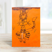 Carte postale d'art personnalisée pour enfants