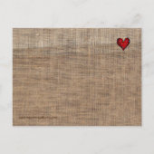 Carte postale d'art sur toile (Dos)