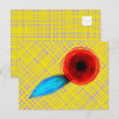 Carte postale d'art sur toile (Devant / Derrière)