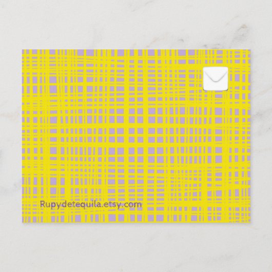 Carte postale d'art sur toile (Dos)